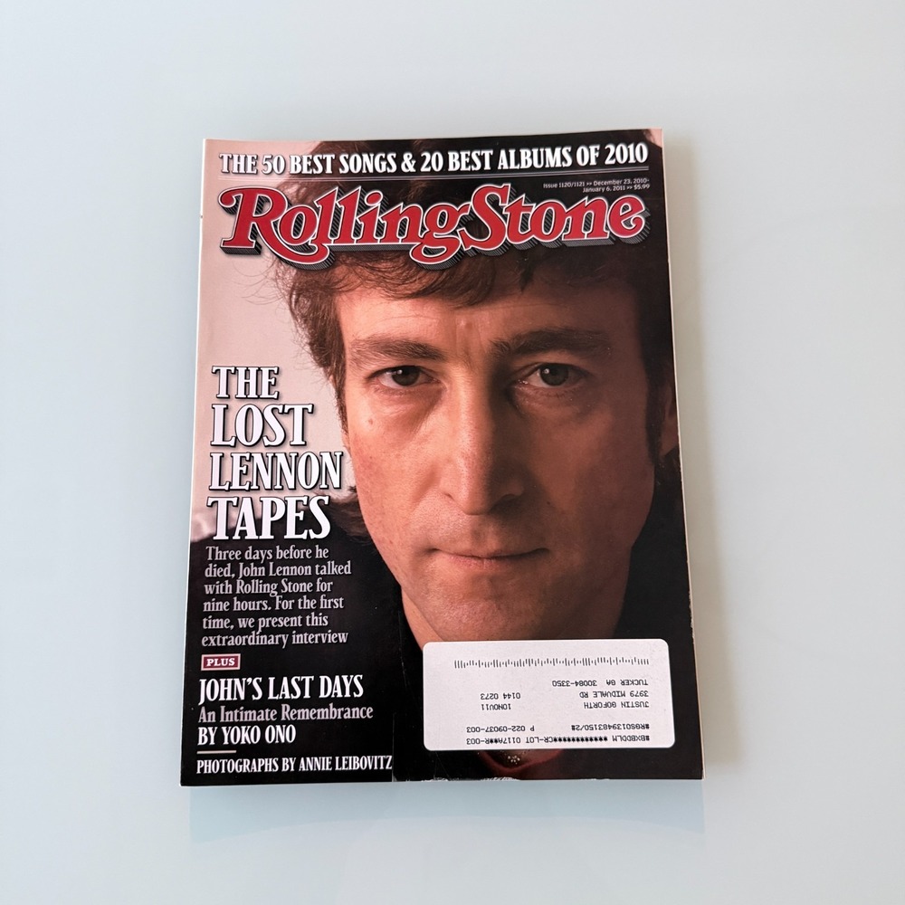 Rolling Stone Magazine- John Lennon Lost Tapes Issue 1120/1121 December 23‎ 2010
